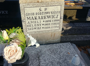 Wizyta na cmentarzu.