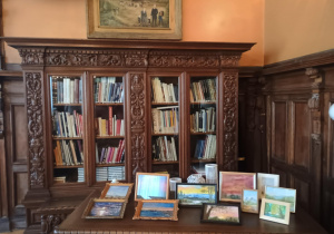 Wystrój biblioteki.