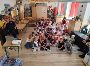 Spotkanie z policjantem.