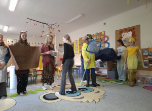 Wizyta uczniów klasy V z Szkoły Podstawowej w Słowiku.