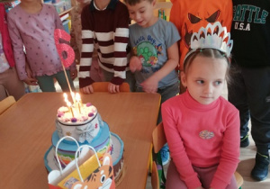 Przyjęcie urodzinowe Polinki.