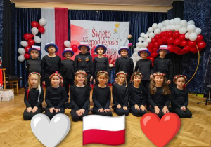 Przegląd przedszkolnych prezentacji z okazji Dnia Niepodległości.