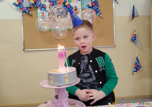 Dzieci świętują urodziny kolegów.