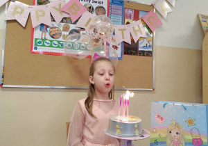 Przyjęcie urodzinowe Amelki.