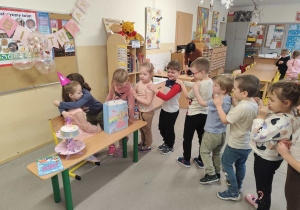 Przyjęcie urodzinowe Amelki.