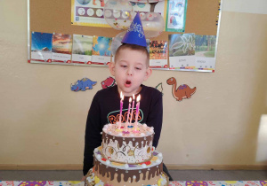 Przyjęcie urodzinowe Leonka.