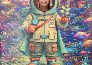 Dziecko pozuje do zdjęcia.