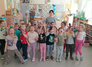 Wielkanocne warsztaty zorganizowane przez rodzica.