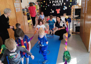 Impreza spotowego pokazu mody.