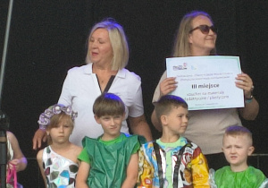 Przedszkolaki na konkursie ekologicznym.