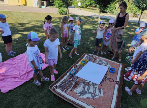 Piknik na zakończenie przedszkola.